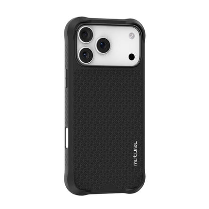For iPhone 17 Pro Mutural Honored Armor Series TPU Magnetic MagSafe Phone Case(Black) by Mutural