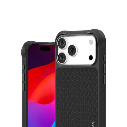 For iPhone 17 Pro Mutural Honored Armor Series TPU Magnetic MagSafe Phone Case(Black) by Mutural