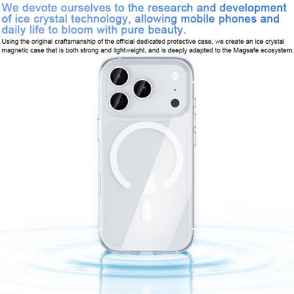 For iPhone 17 Pro Max Benks Ice Crystal Clear MagSafe Magnetic Phone Case(Transparent) by Benks