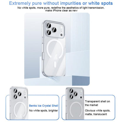 For iPhone 17 Pro Benks Ice Crystal Clear MagSafe Magnetic Phone Case(Transparent) by Benks