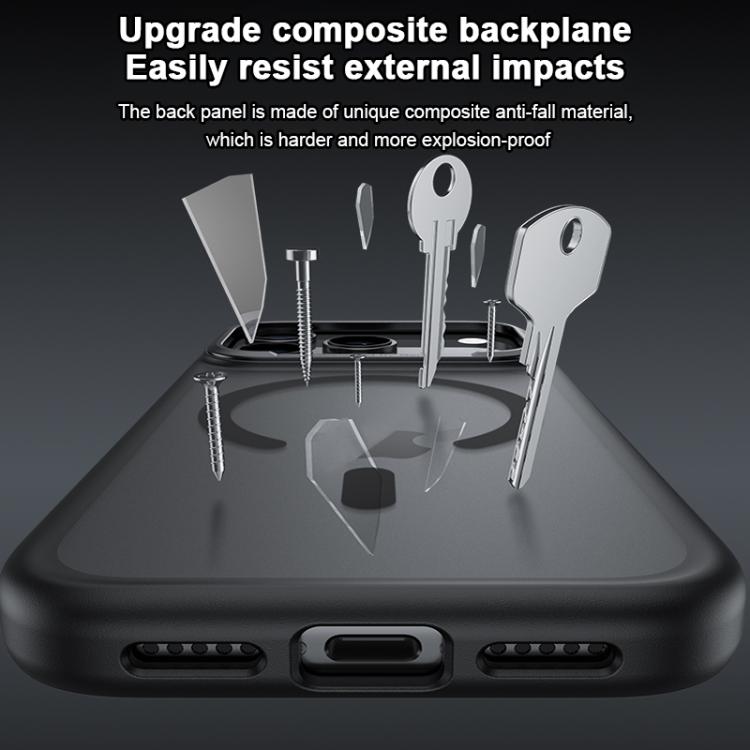 For iPhone 17 Pro Max Benks Skin Feel Series MagSafe Magnetic Shockproof Phone Case(Black) by Benks