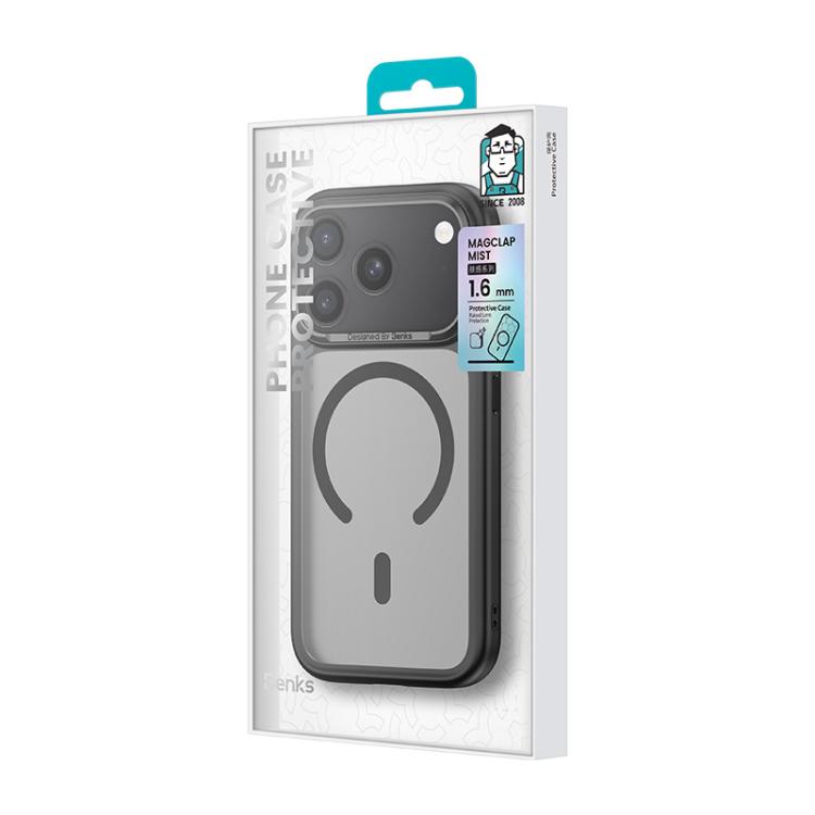 For iPhone 17 Pro Benks Skin Feel Series MagSafe Magnetic Shockproof Phone Case(Black) by Benks