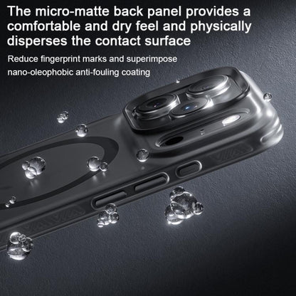 For iPhone Air Benks Frosted MagSafe Magnetic Shockproof Phone Case(Black) by Benks