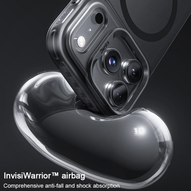 For iPhone Air Benks Frosted MagSafe Magnetic Shockproof Phone Case(White) by Benks