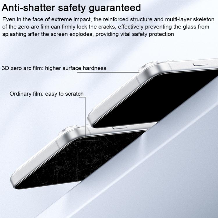 For iPhone Air Benks Zero Curve Edge HD Tempered Screen Protector by Benks