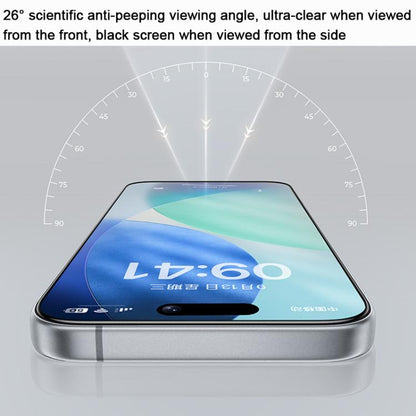 For iPhone Air Benks Zero Curve Edge Privacy Tempered Screen Protector by Benks