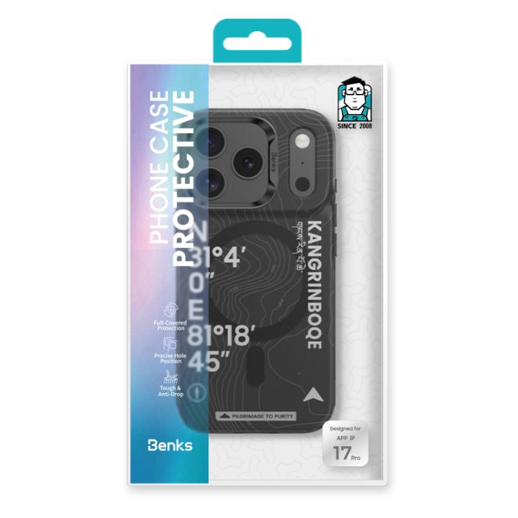 For iPhone 17 Pro Max Benks Light Color D1 Series MagSafe Magnetic Phone Case(Black) by Benks