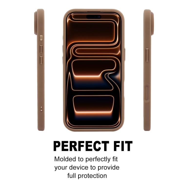 For iPhone 17 Pro Max GEBEI Jazz Series Skin Feel Frosted MagSafe Phone Case(Brown) by GEBEI