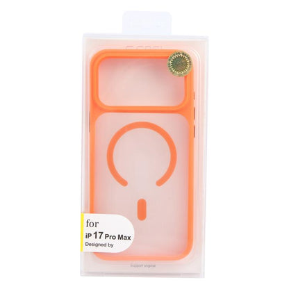 For iPhone 17 Pro Max GEBEI Jazz Series Skin Feel Frosted MagSafe Phone Case(Orange) by GEBEI