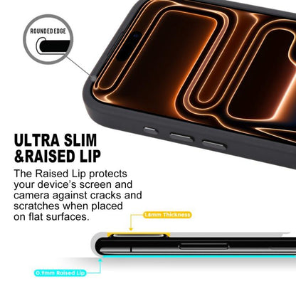 For iPhone 17 Pro Max GEBEI Jazz Series Skin Feel Frosted MagSafe Phone Case(Black) by GEBEI