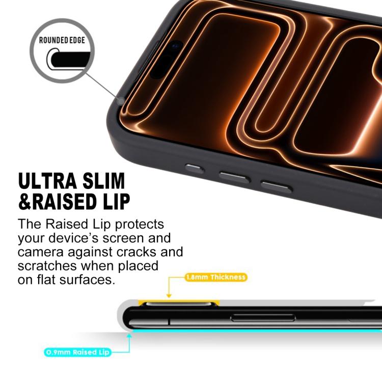 For iPhone 17 Pro GEBEI Jazz Series Skin Feel Frosted MagSafe Phone Case(Black) by GEBEI