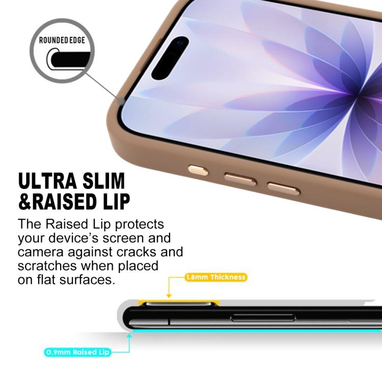 For iPhone 17 GEBEI Jazz Series Skin Feel Frosted MagSafe Phone Case(Brown) by GEBEI