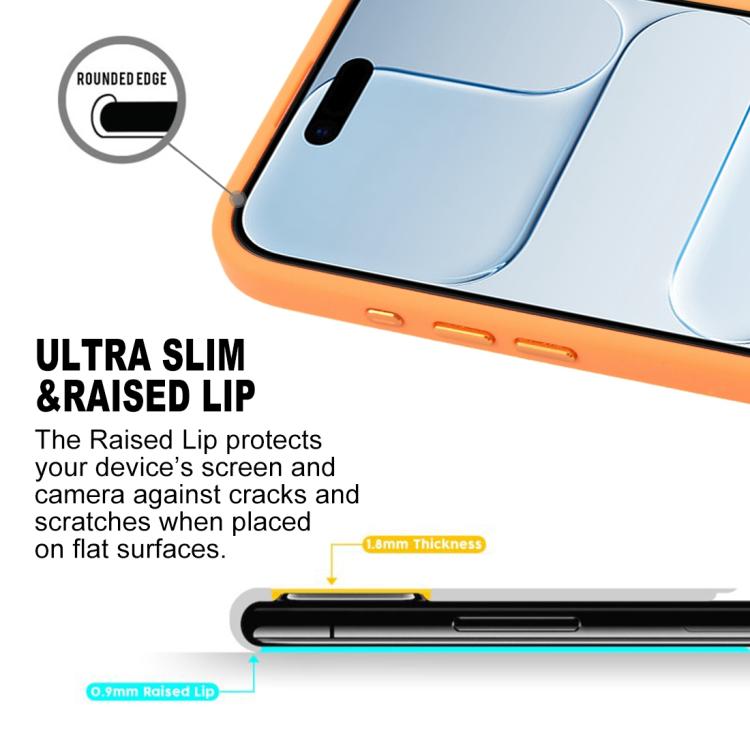 For iPhone Air GEBEI Jazz Series Skin Feel Frosted MagSafe Phone Case(Orange) by GEBEI