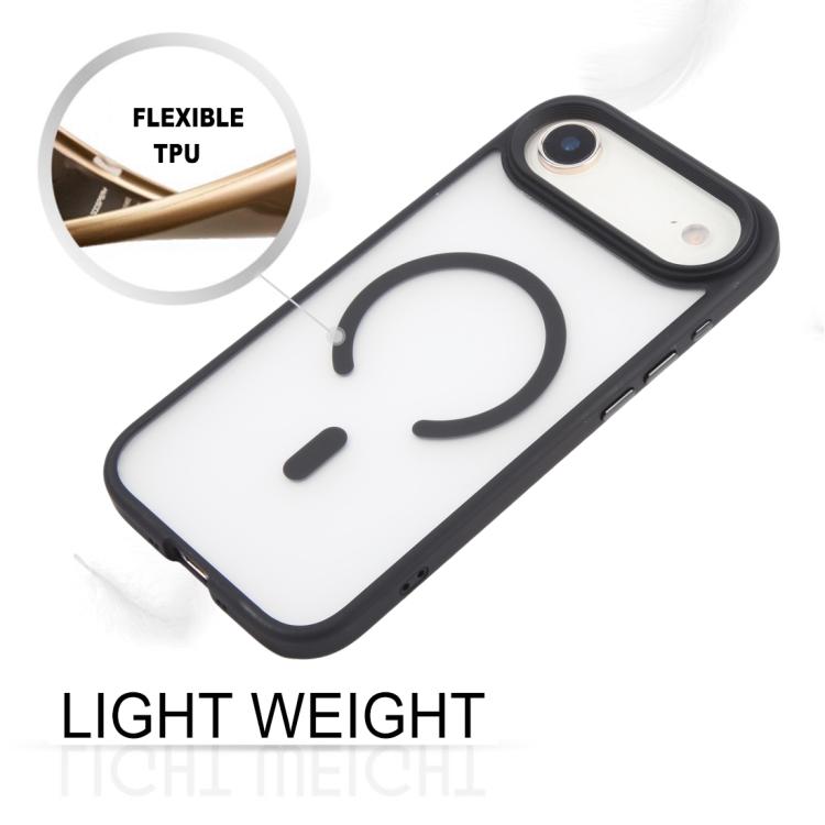 For iPhone Air GEBEI Jazz Series Skin Feel Frosted MagSafe Phone Case(Black) by GEBEI