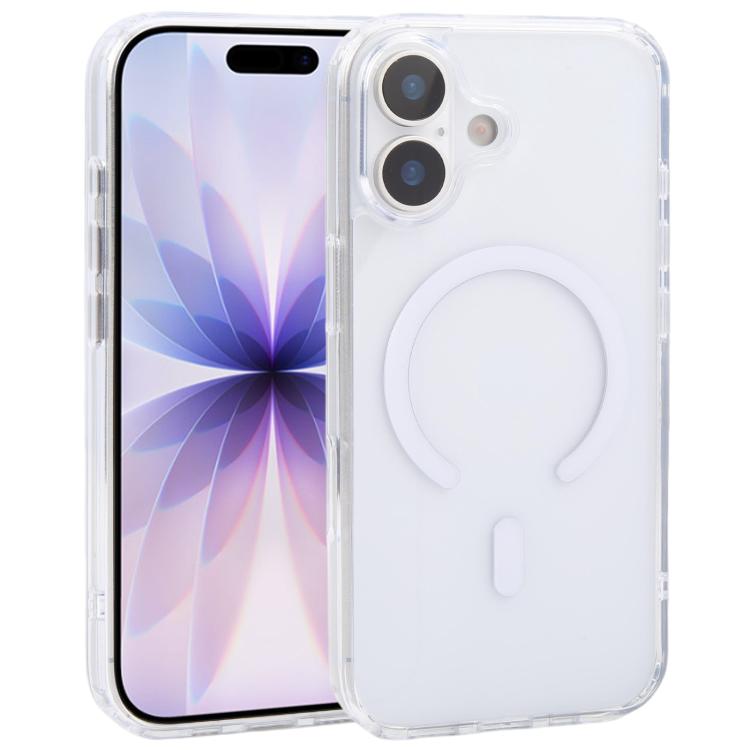 For iPhone 17 GEBEI Jazz Series MagSafe Clear Acrylic Phone Case(Transparent) by GEBEI