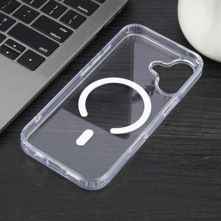 For iPhone 17 GEBEI Jazz Series MagSafe Clear Acrylic Phone Case(Transparent) by GEBEI
