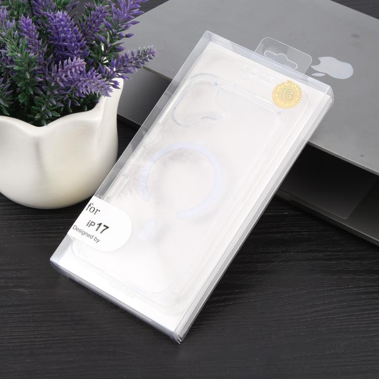 For iPhone 17 GEBEI Jazz Series MagSafe Clear Acrylic Phone Case(Transparent) by GEBEI