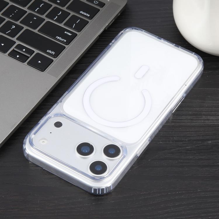 For iPhone 17 Pro GEBEI Jazz Series MagSafe Clear Acrylic Phone Case(Transparent) by GEBEI