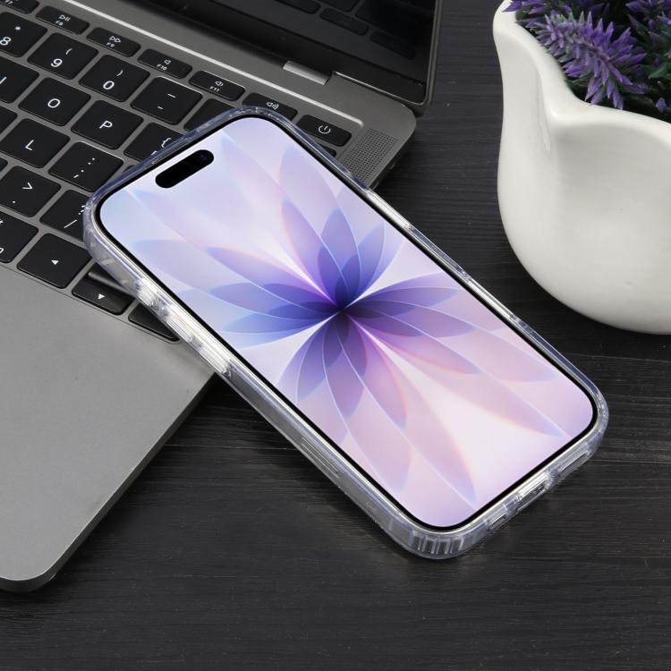 For iPhone 17 GEBEI Jazz Series Clear Acrylic Phone Case(Transparent) by GEBEI