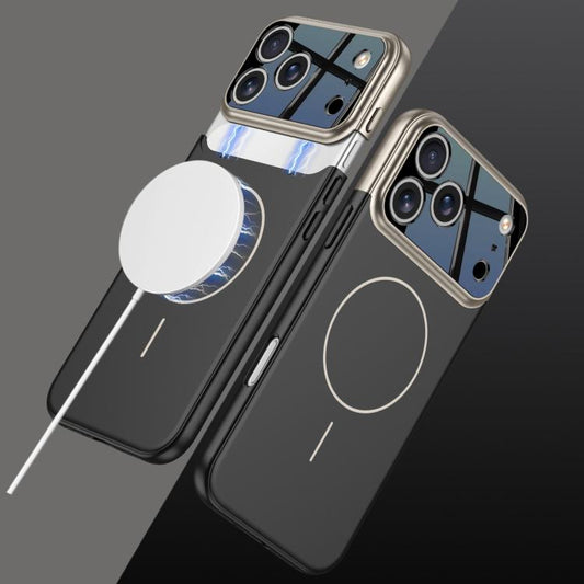 For iPhone 17 Pro Max GKK Color Master Splicing MagSafe Magnetic Phone Case(Grey Black) by GKK