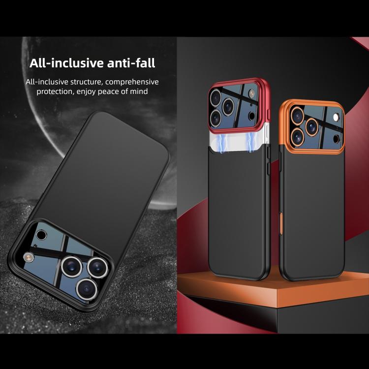 For iPhone 17 Pro Max GKK Color Master Splicing Phone Case(Grey Black) by GKK