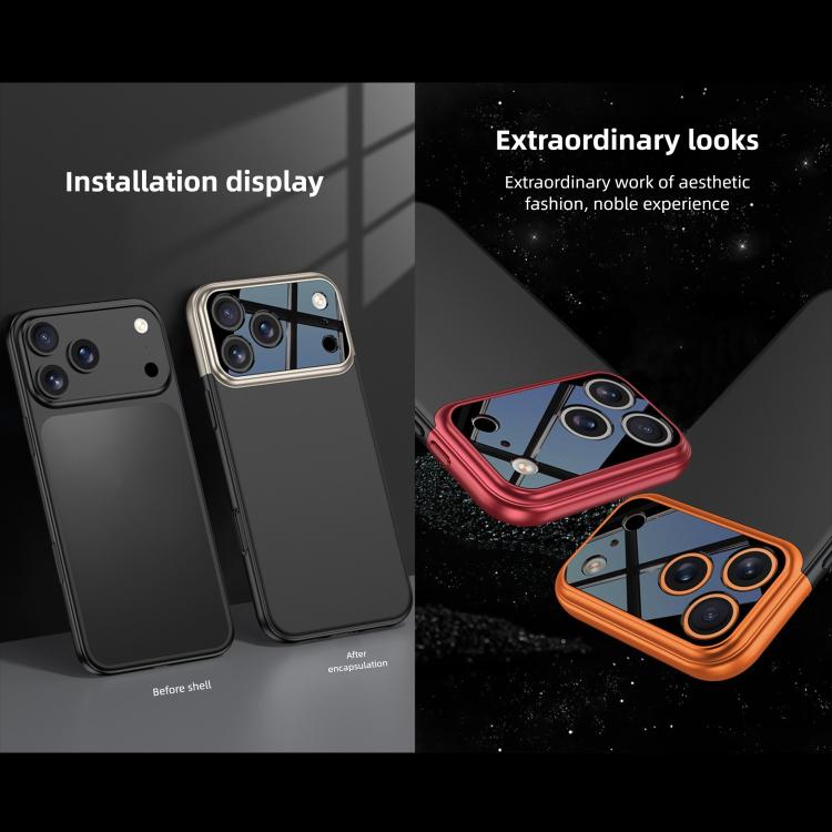 For iPhone 17 Pro Max GKK Color Master Splicing Phone Case(Black) by GKK