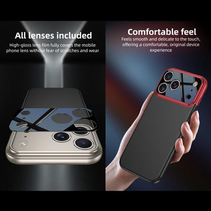 For iPhone 17 Pro Max GKK Color Master Splicing Phone Case(Blue Black) by GKK