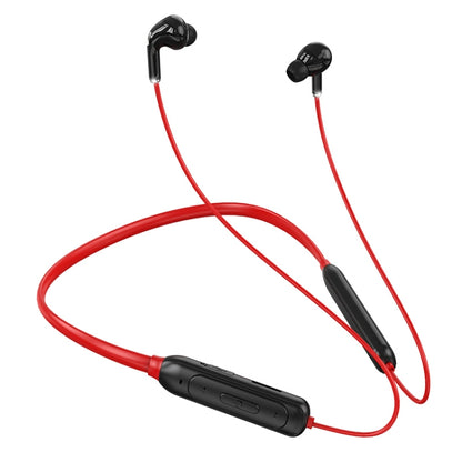 M60 8D Surround Sound Wireless Neck-mounted 5.1 Bluetooth Earphone Support TF Card MP3 Mode(Red) by bashfashion