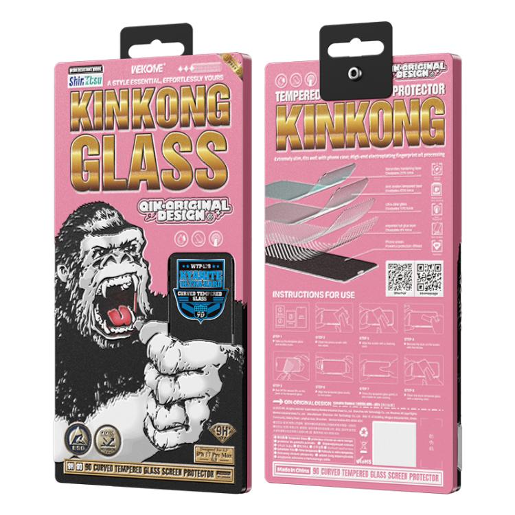 For iPhone Air WK WTP-129 Qin-Original Design 9D Curved Kyanite Ultra-Hard Tempered Glass Film by WK