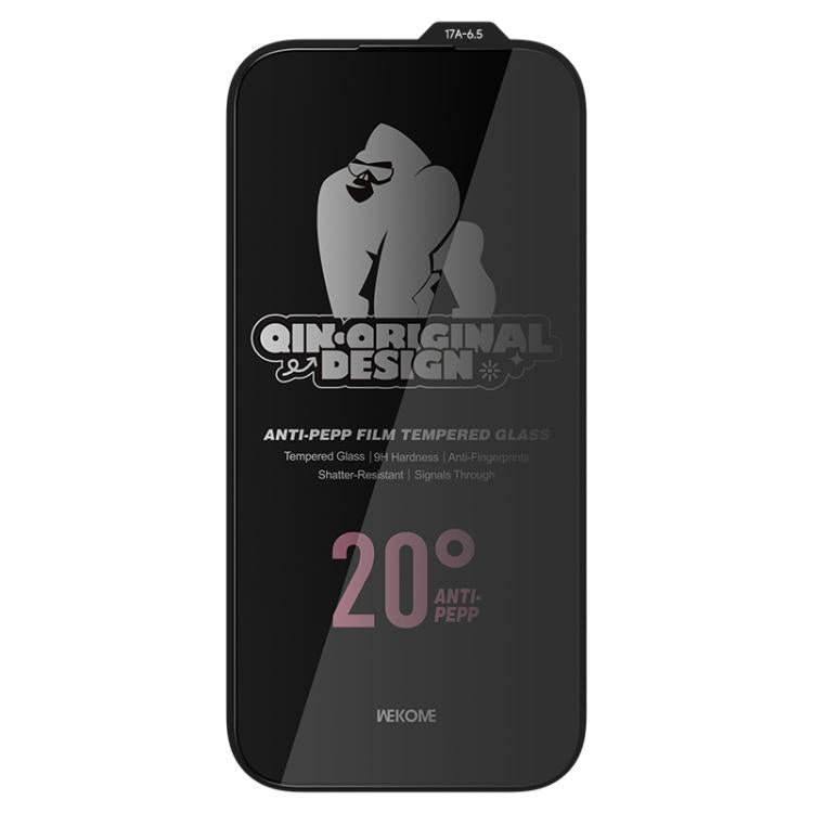 For iPhone Air WK WTP-121 Qin-Original Design 9D Curved 20-degree Privacy Tempered Glass Film by WK
