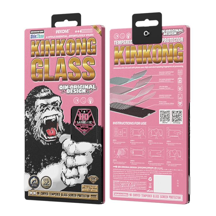 For iPhone Air WK WTP-120 Qin Series 9D Curved Large Arc HD Tempered Glass Film by WK