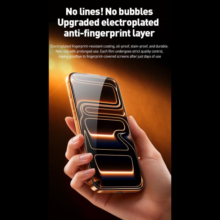 For iPhone Air WK WTP-120 Qin Series 9D Curved Large Arc HD Tempered Glass Film by WK