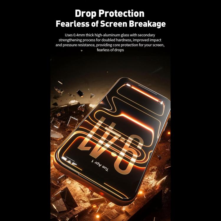 For iPhone Air WK WTP-120 Qin Series 9D Curved Large Arc HD Tempered Glass Film by WK