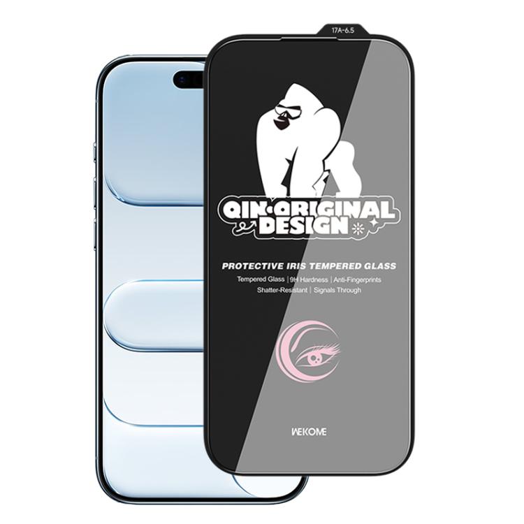 For iPhone Air WK WTP-130 Qin-Original Design 9D Curved Anti-lridescence Eye-Caring HD Tempered Glass Film by WK
