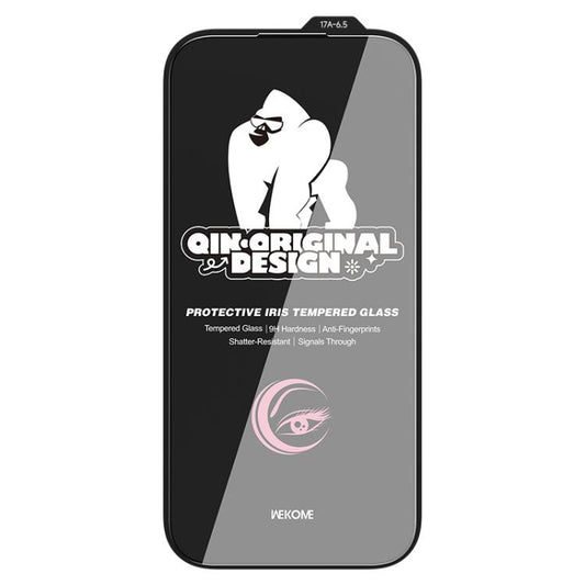 For iPhone Air WK WTP-130 Qin-Original Design 9D Curved Anti-lridescence Eye-Caring HD Tempered Glass Film by WK