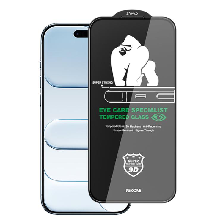 For iPhone Air WK WTP-131 Qin Series 9D Curved Light-Filtering Eye-Caring HD Tempered Glass Film by WK