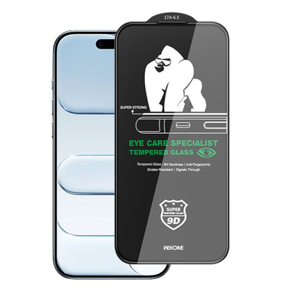 For iPhone Air WK WTP-131 Qin Series 9D Curved Light-Filtering Eye-Caring HD Tempered Glass Film by WK