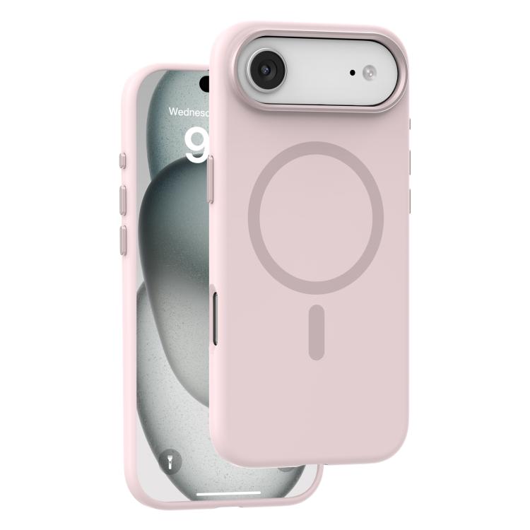 For iPhone Air Mutural Karen Series Liquid Silicone MagSafe Phone Case(Pink) by Mutural