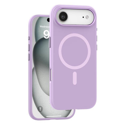 For iPhone Air Mutural Karen Series Liquid Silicone MagSafe Phone Case(Purple) by Mutural
