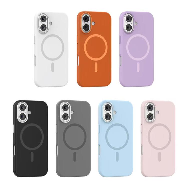 For iPhone 17 Mutural Karen Series Liquid Silicone MagSafe Phone Case(Purple) by Mutural