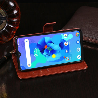 For Umidigi A7 idewei Crazy Horse Texture Horizontal Flip Leather Case with Holder & Card Slots & Wallet(Black) by idewei