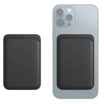Leather Wallet Pouch Card Holder Magsafing Case for iPhone 17-12 Series by bashfashion