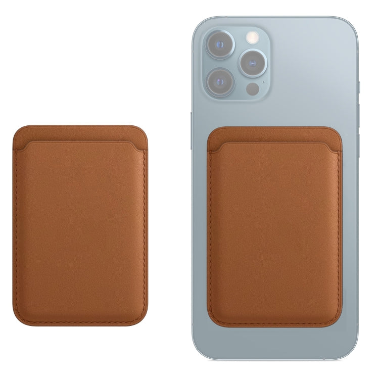 Leather Wallet Pouch Card Holder Magsafing Case for iPhone 17-12 Series by bashfashion