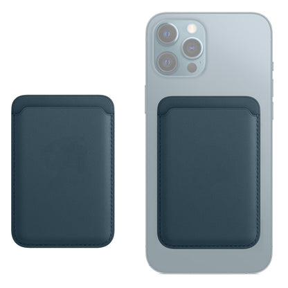 Leather Wallet Pouch Card Holder Magsafing Case for iPhone 17-12 Series by bashfashion