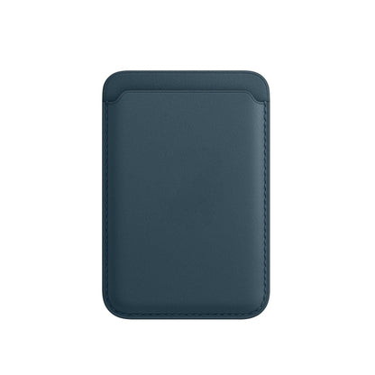 Leather Wallet Pouch Card Holder Magsafing Case for iPhone 17-12 Series by bashfashion