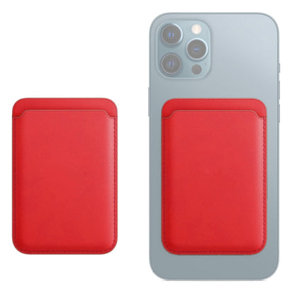 Leather Wallet Pouch Card Holder Magsafing Case for iPhone 17-12 Series by bashfashion