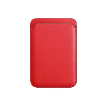 Leather Wallet Pouch Card Holder Magsafing Case for iPhone 17-12 Series by bashfashion