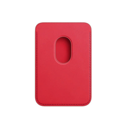 Leather Wallet Pouch Card Holder Magsafing Case for iPhone 17-12 Series by bashfashion