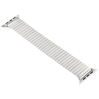 Elastic Aluminum Watch Band For Apple Watch Series 7 45mm / 6 & SE & 5 & 4 44mm / 3 & 2 & 1 42mm(Silver) by bashfashion