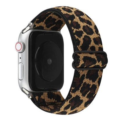 Ethnic Style Buckle Watch Band For Apple Watch Series 7 41mm / 6 & SE & 5 & 4 40mm / 3 & 2 & 1 38mm(Brown Leopard) by bashfashion